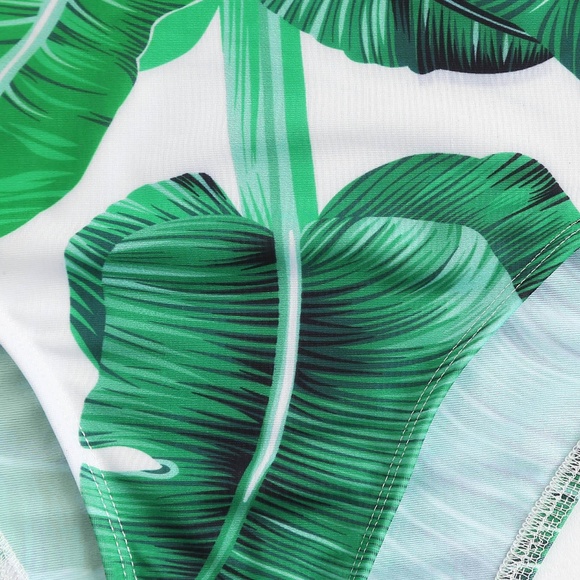 Tropical Print Monokini - Picture 3 of 4